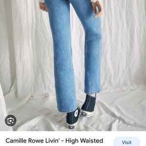 Moving sale!! BNWT! RVCA Camille rowe high rise flare jeans